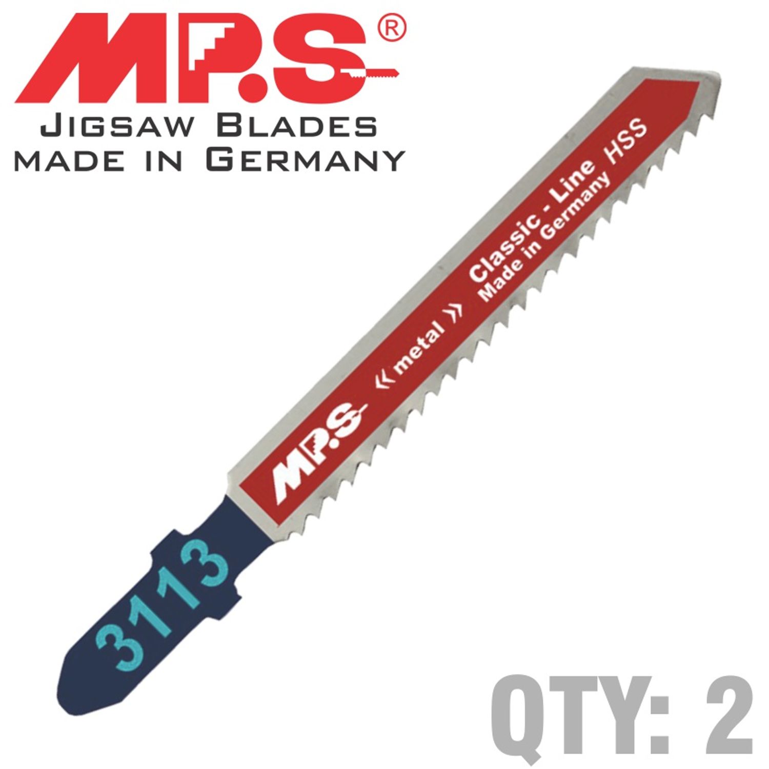 Jigsaw Blade Metal T-shank 12tpi T118b