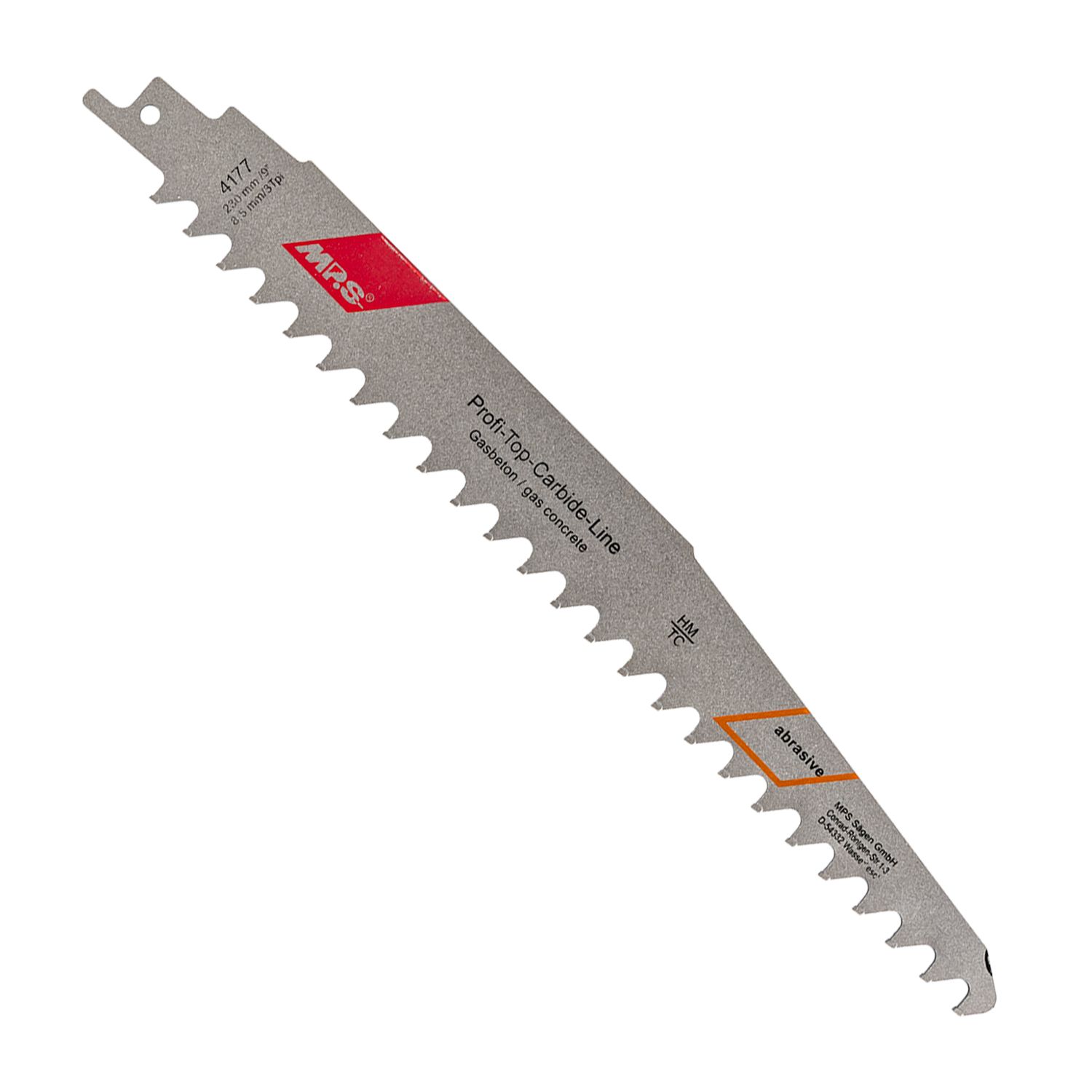 Sabre Saw Blade 230mm For Fibre Reinf Compsites