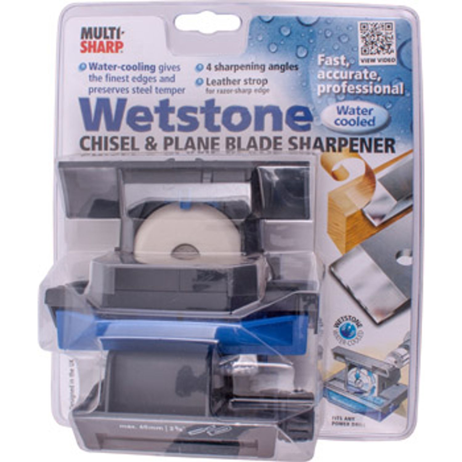 MULTI-SHARP Wetstone Chisel, Knife, Scissor & Plane Blade Sharpener