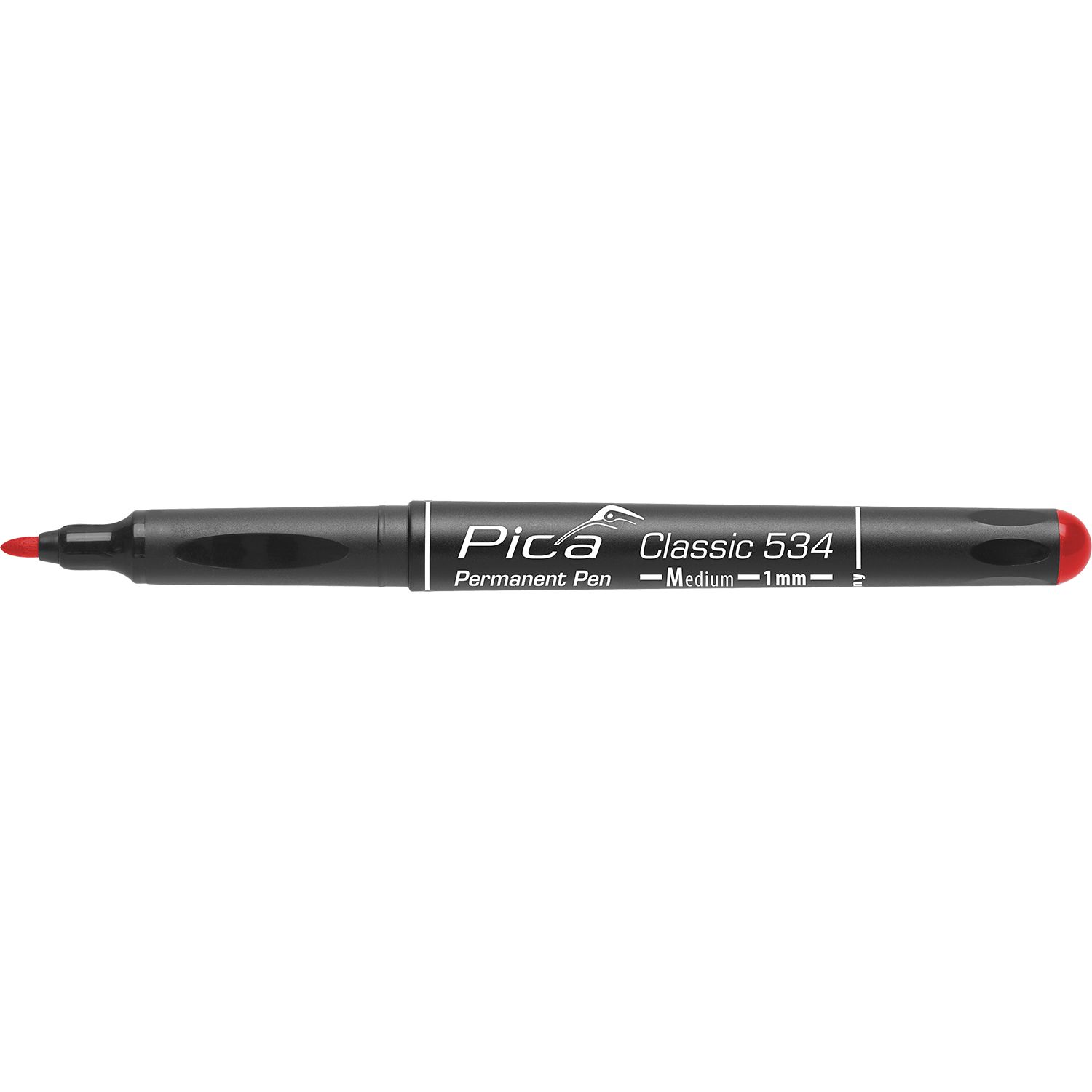 Permanent Pen Red Medium Tip 1mm