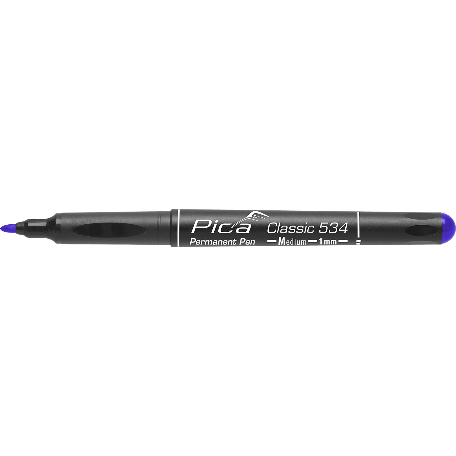 Permanent Pen Blue Medium Tip 1mm