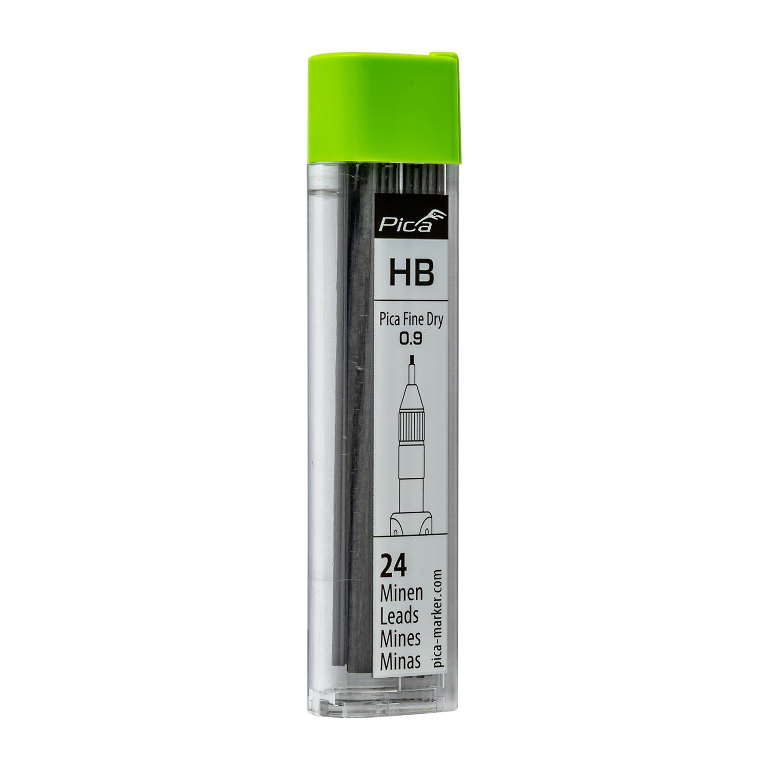 APICA FINE DRY GRAPHITE HB LEAD 24PC IN BLISTER