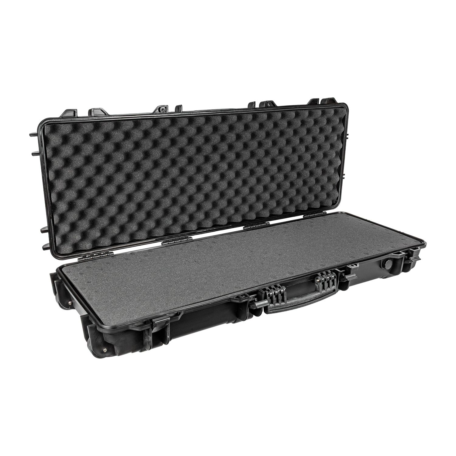 Plastic Case 1040 X 350 X 130mm Od With Foam Black Rifle Case Water &