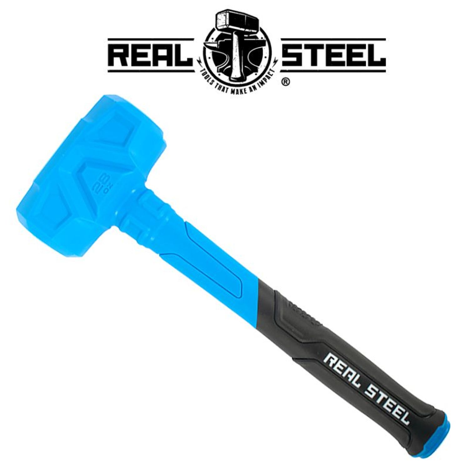 Hammer Dead Blow 800g 28oz Graph. Handle REAL STEEL