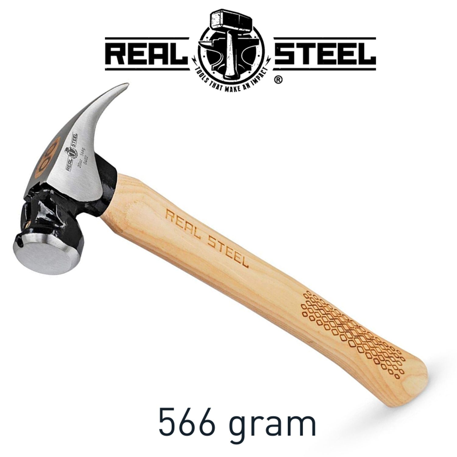 Hammer Claw Rip 570g 20oz Hick. Wood Handle