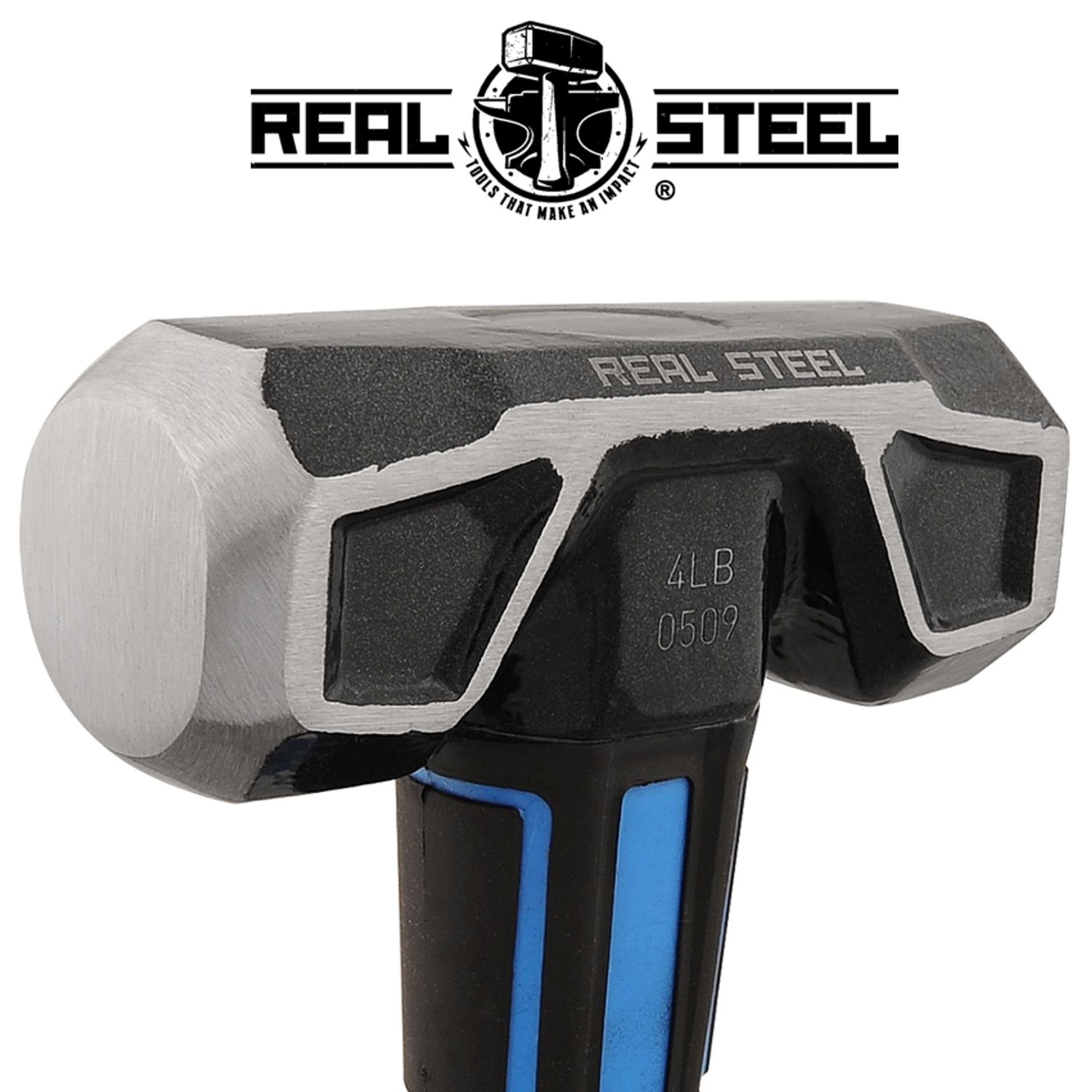 Hammer Sledge/cross Strike 1.8kg 4lb Graph. Handle REAL STEEL