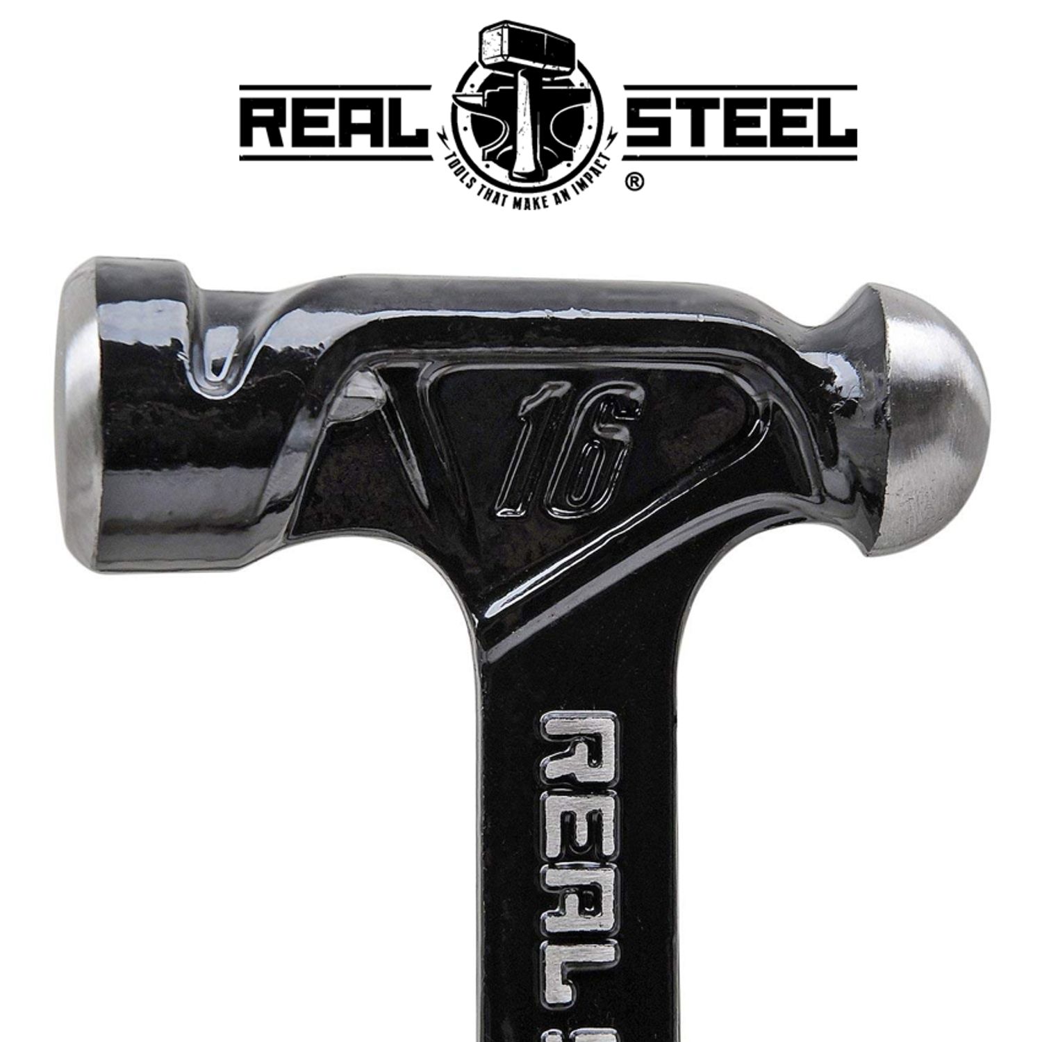 Hammer Ball Pein 450g 16oz Ultra Steel Handle REAL STEEL