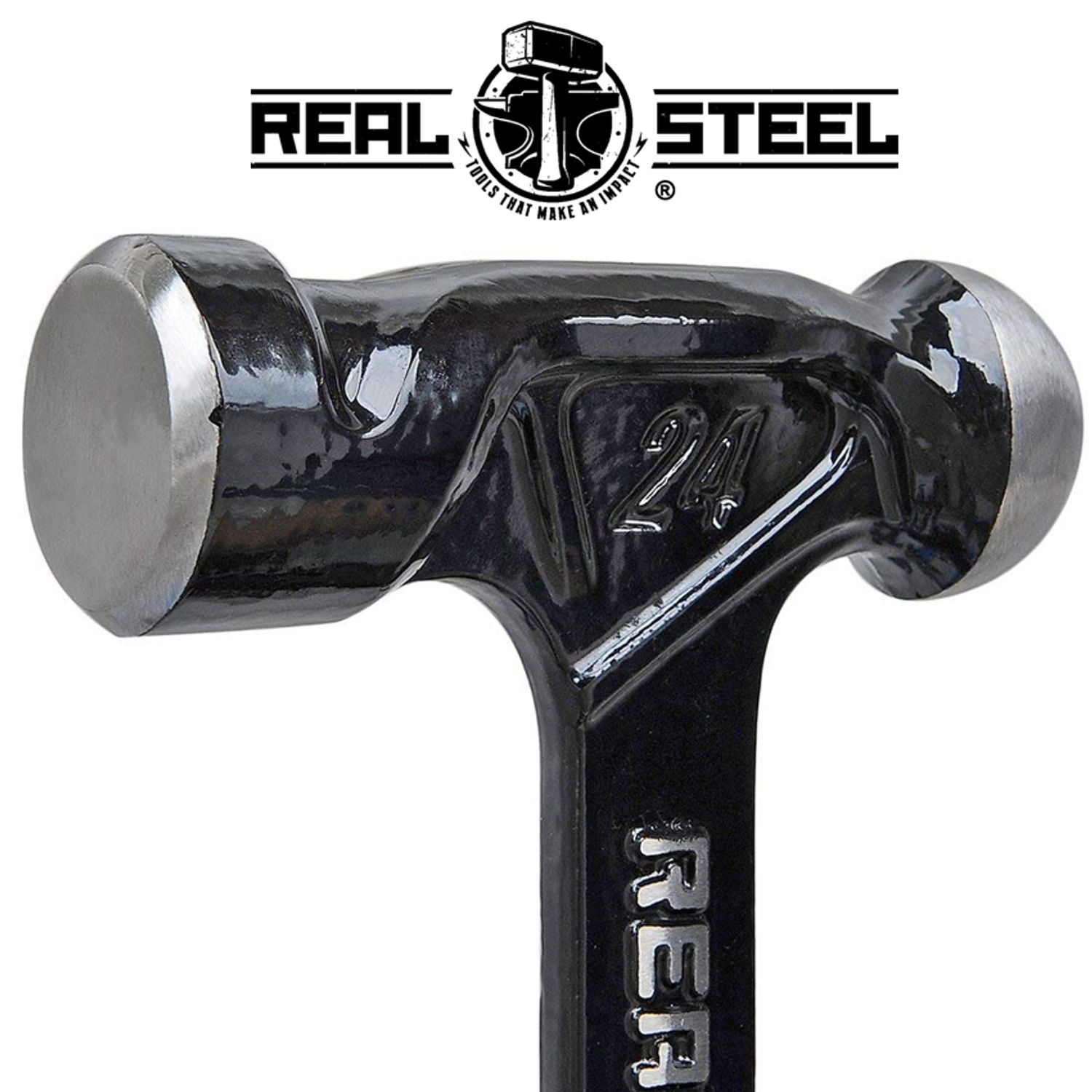 Hammer Ball Pein 700g 24oz Ultra Steel Handle REAL STEEL