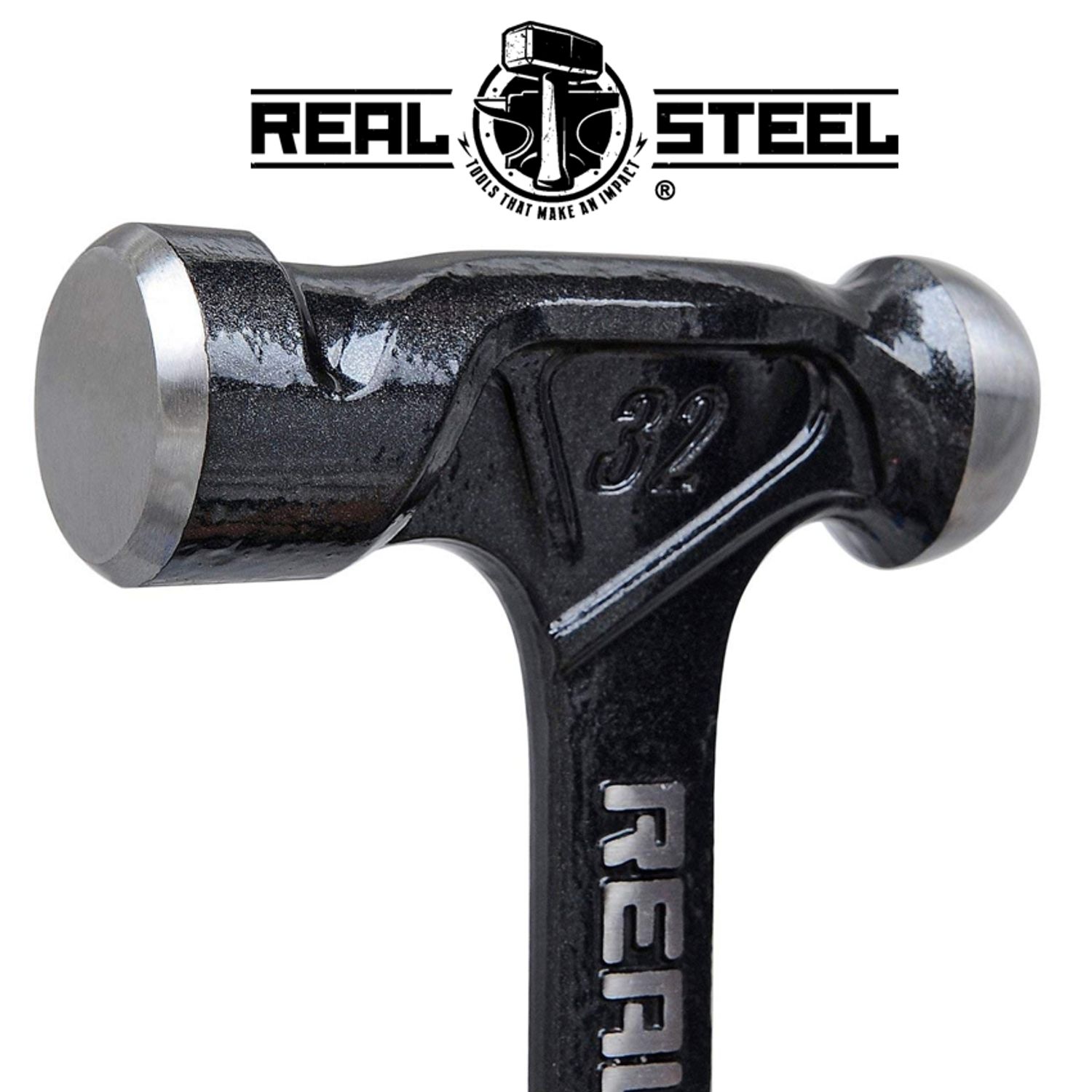 Hammer Ball Pein 900g 32oz Ultra Steel Handle REAL STEEL