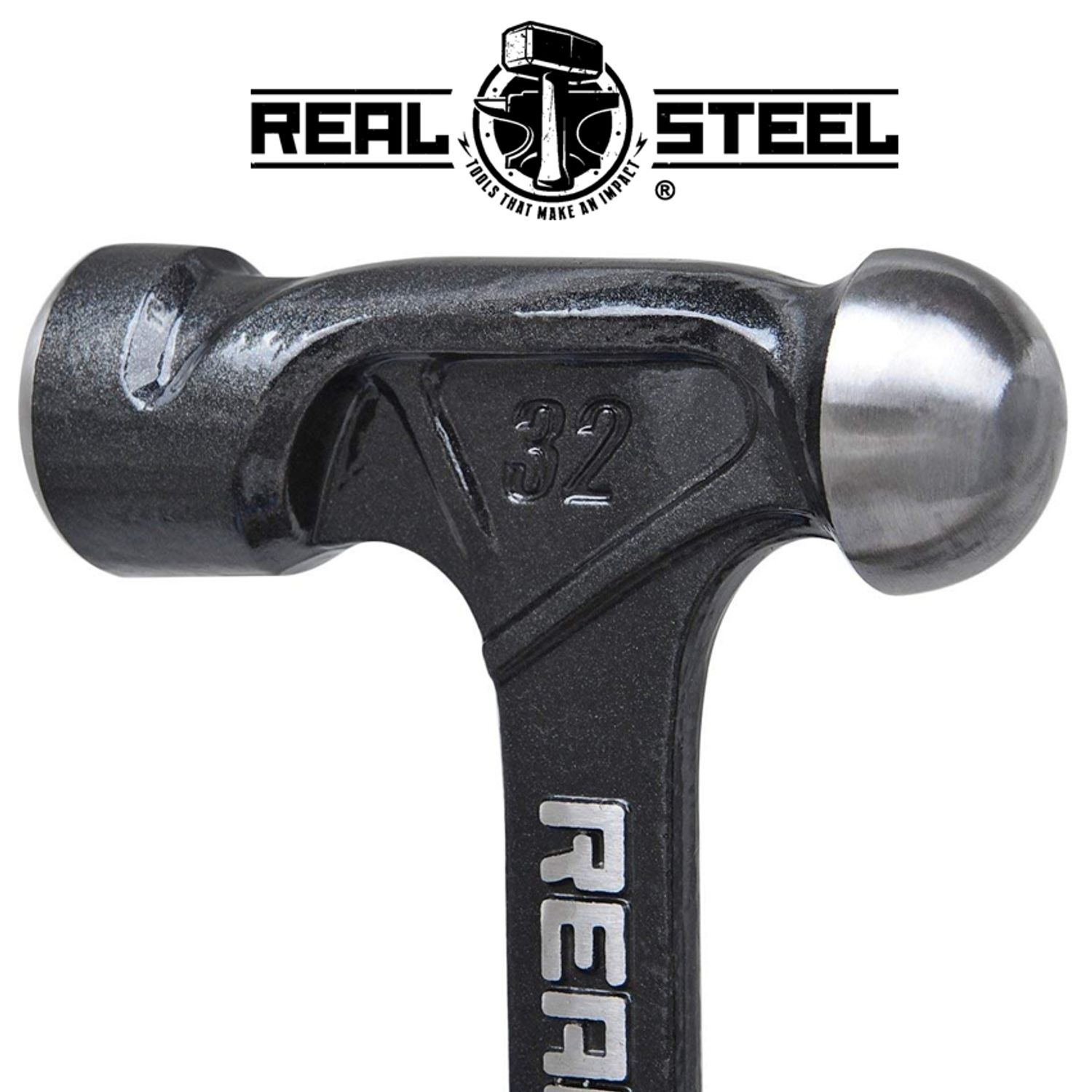 Hammer Ball Pein 900g 32oz Ultra Steel Handle REAL STEEL