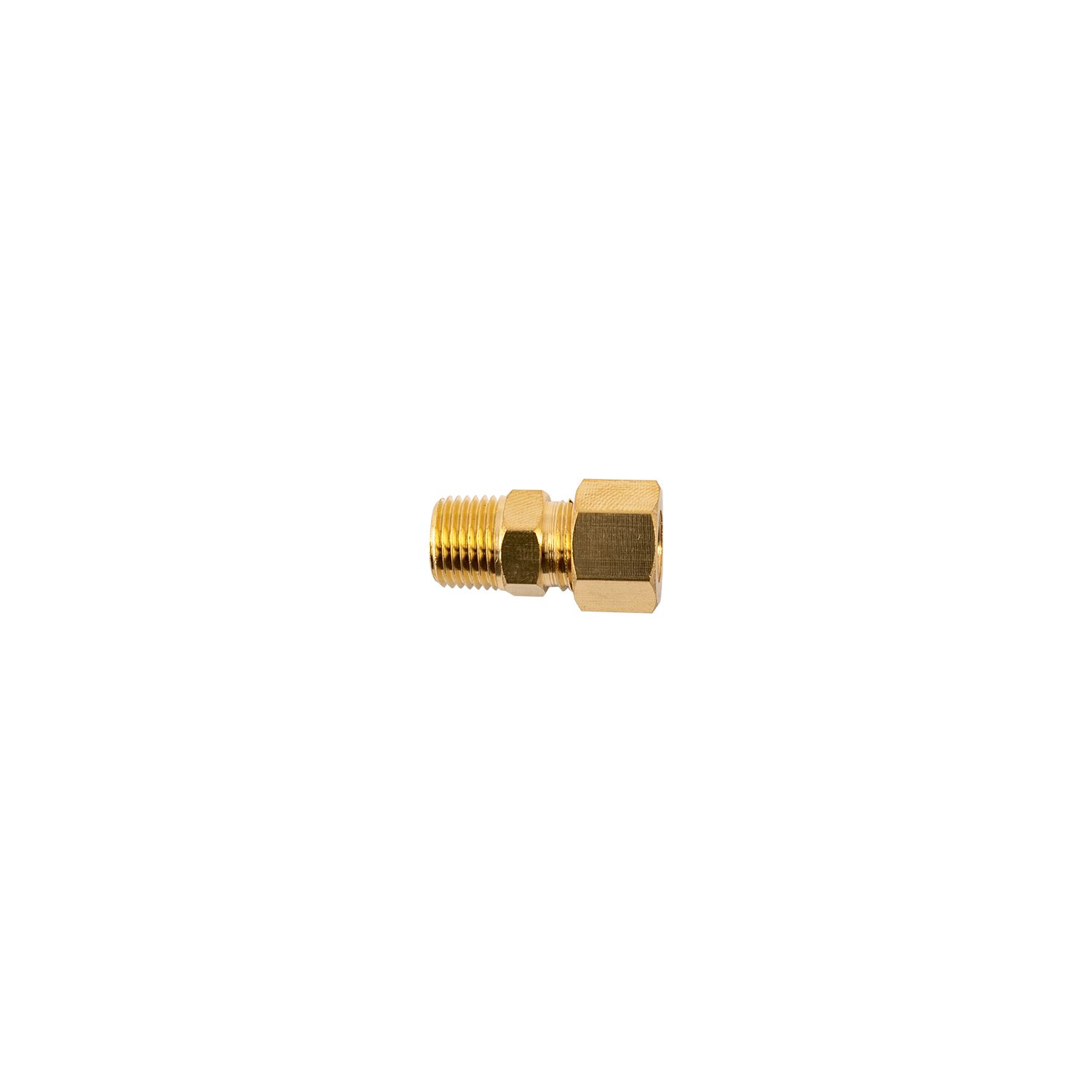 Brass Conical Str. 1/4'tube X 1/8' M