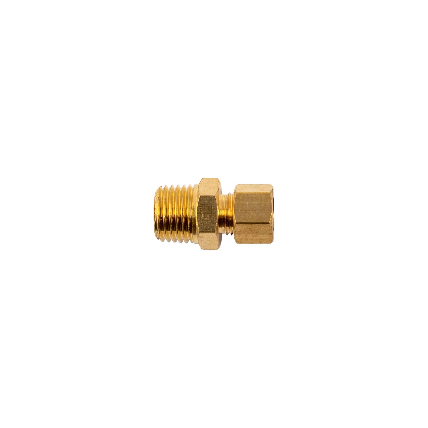 Brass Conical Str. 1/4' Tube X 1/4' M