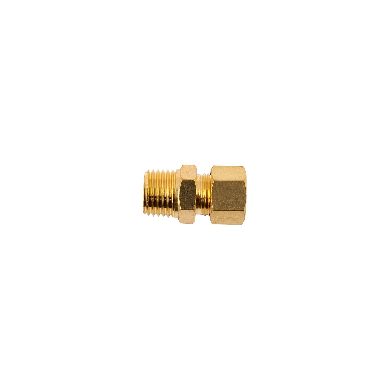 Brass Conical Str. 5/16' Tube X 1/4' M