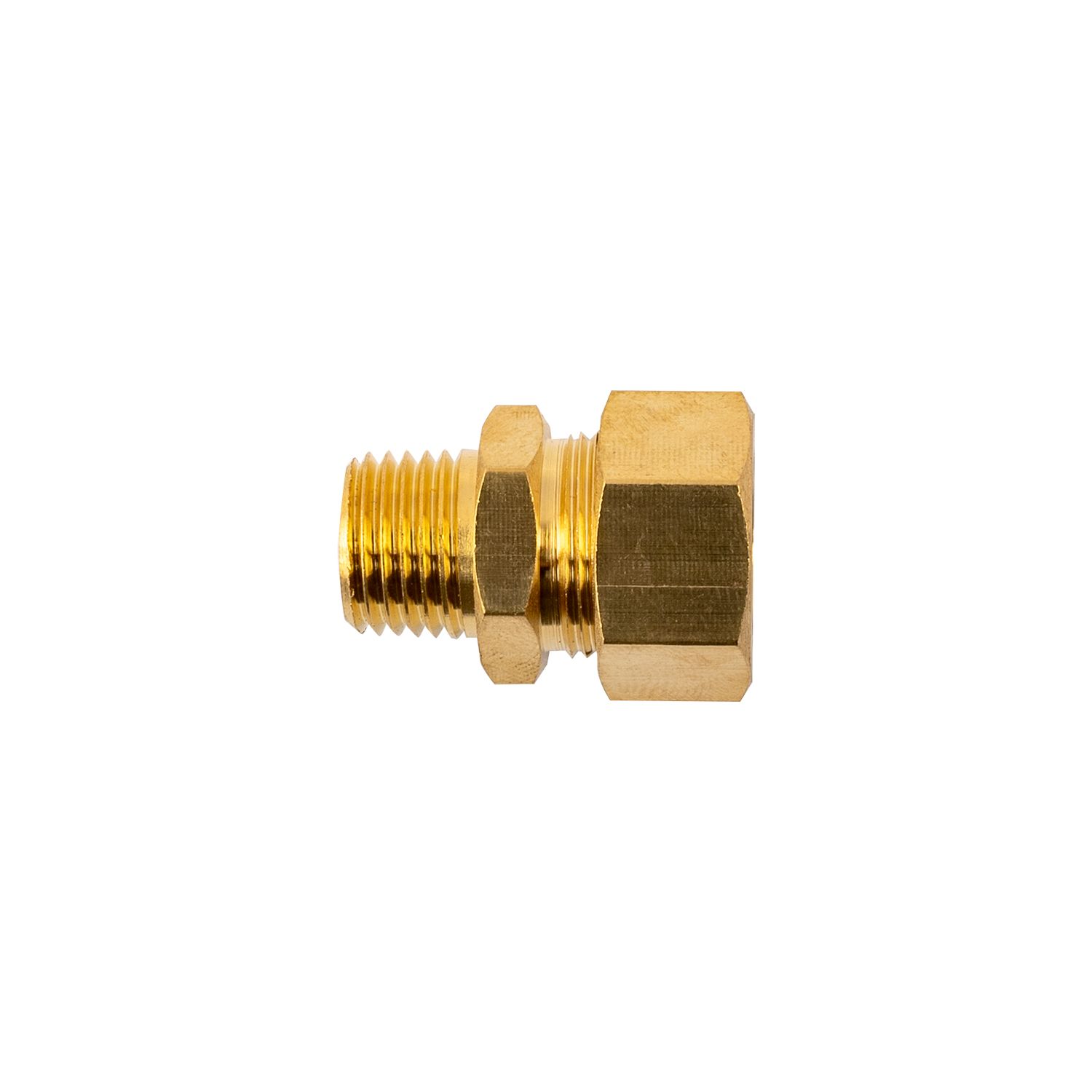 Brass Conical Str. 1/2' Tube X 1/4' M