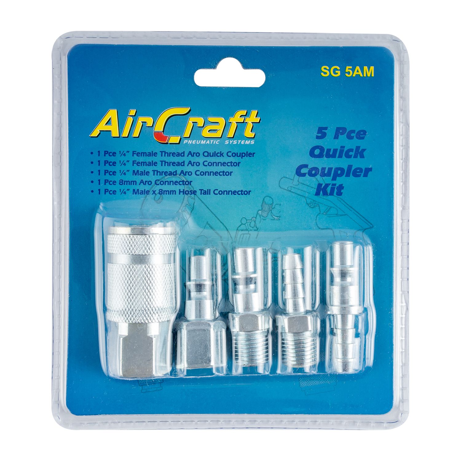 Quick Coupler 5 Piece Set (aro Quick Coupler)