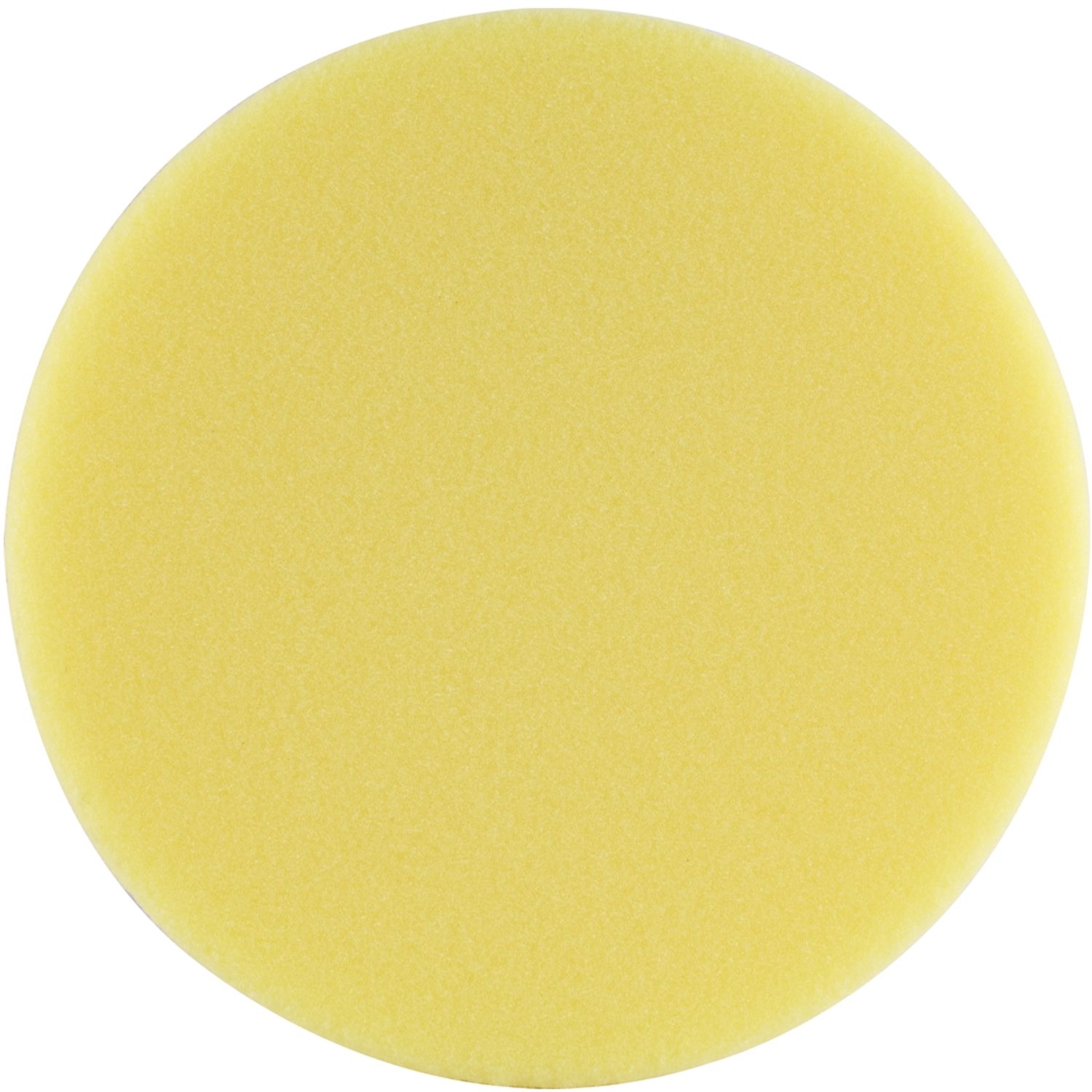 Foam Pad Hook And Loop Yellow Sponge 150mm 6' Heavy Cutting