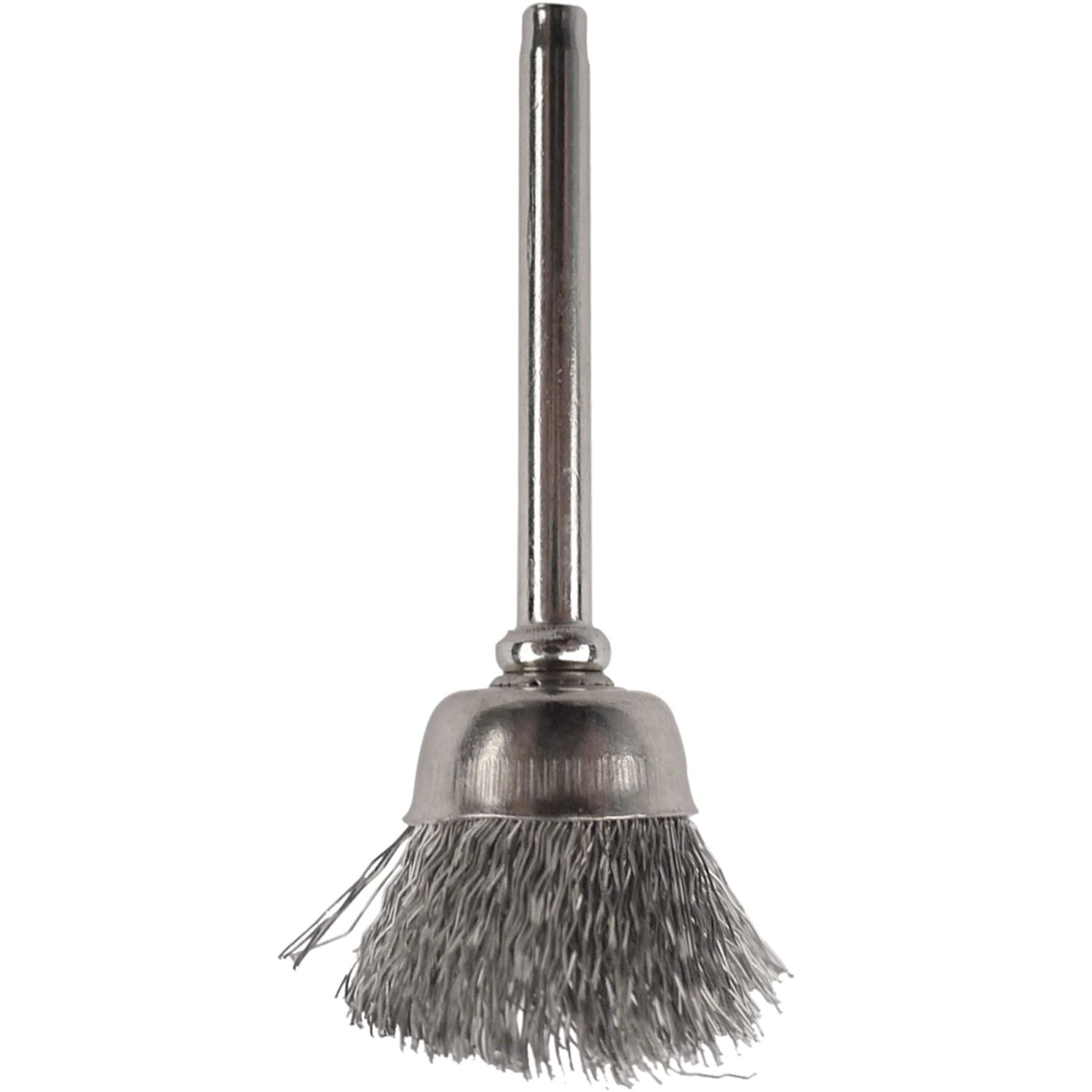 TORK CRAFT Mini Carbon Steel Brush Cup 12.7mm with 3.2mm Shank