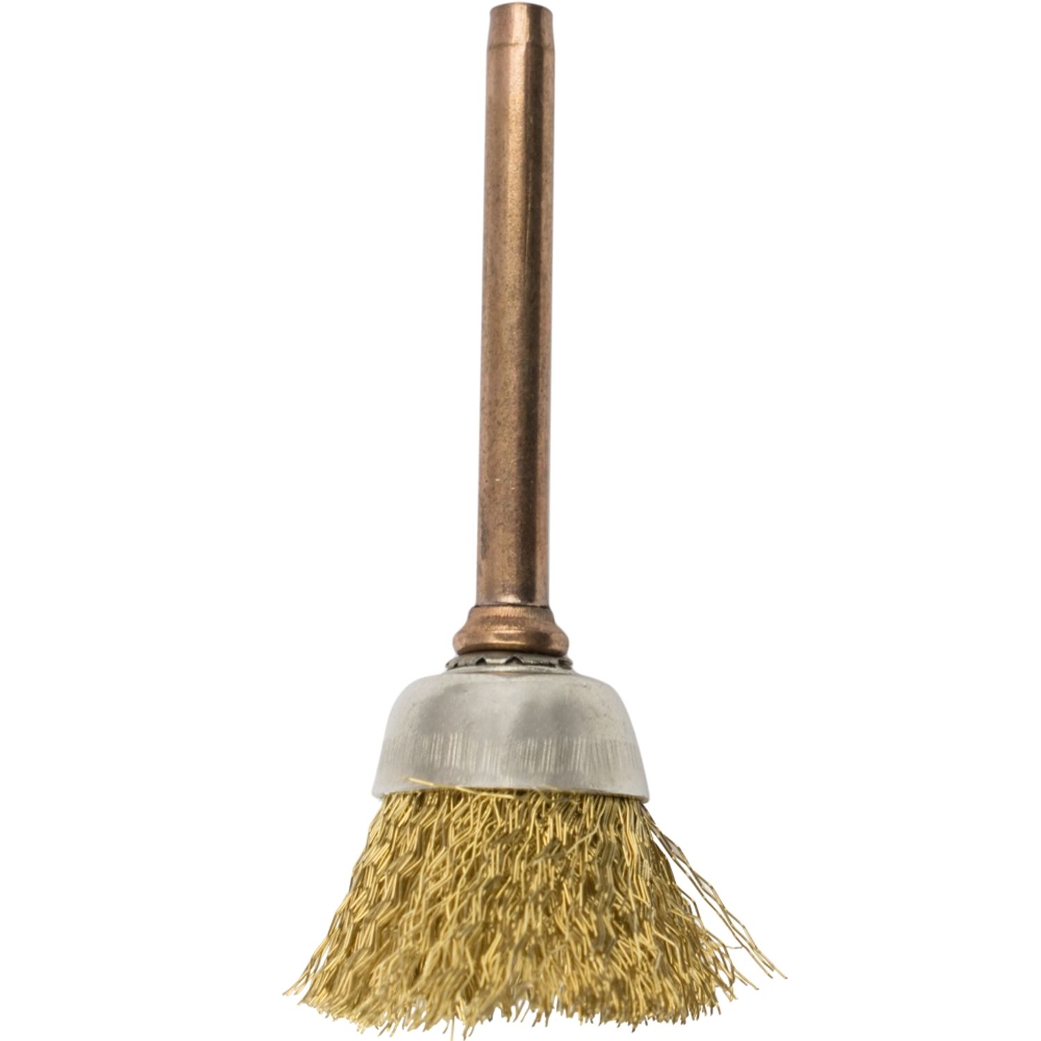 TORK CRAFT Mini Brass Brush Cup 12.7mm 3.2mm Shank