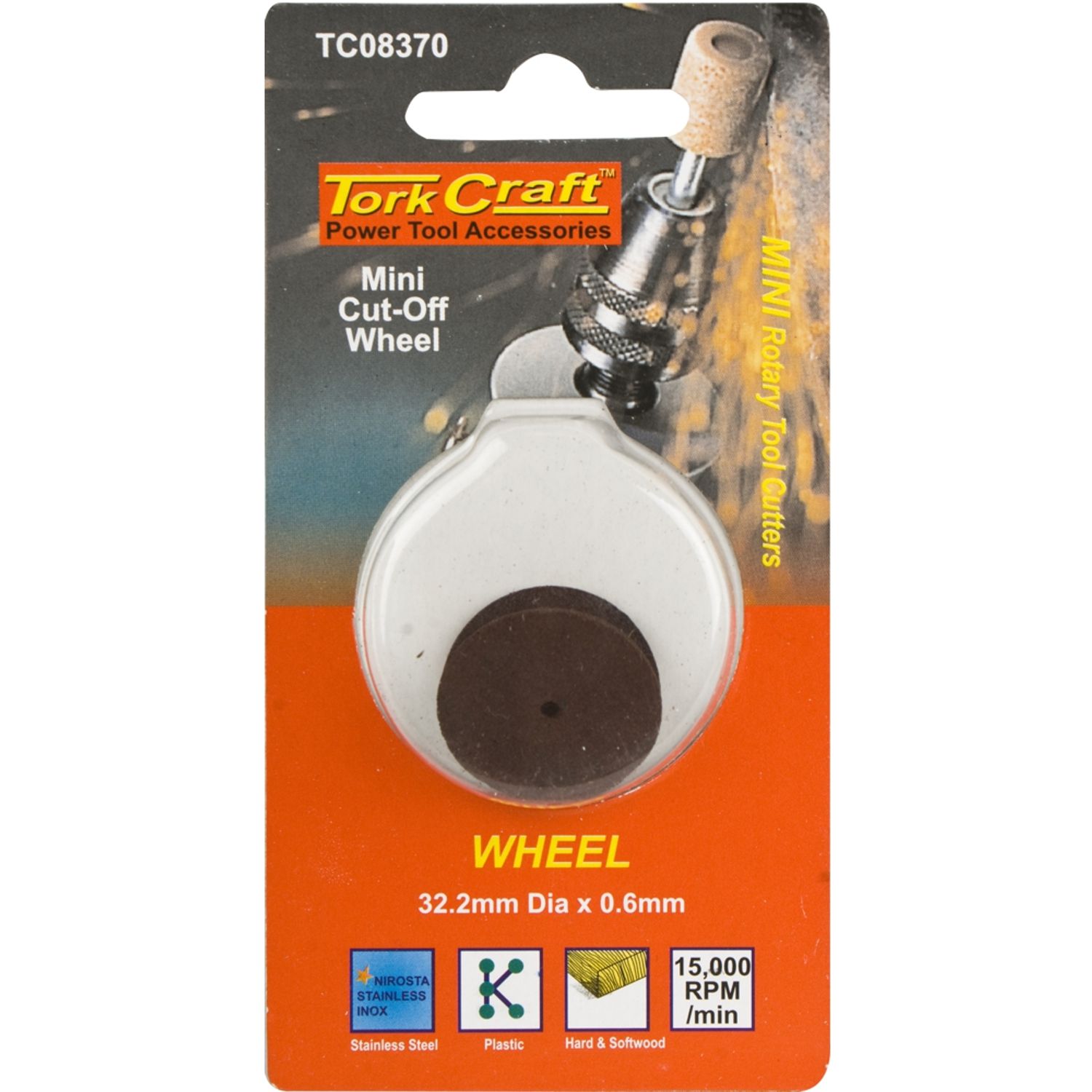 TORK CRAFT Mini Cut-Off Wheel 32.2mm X 1.2mm 5pc