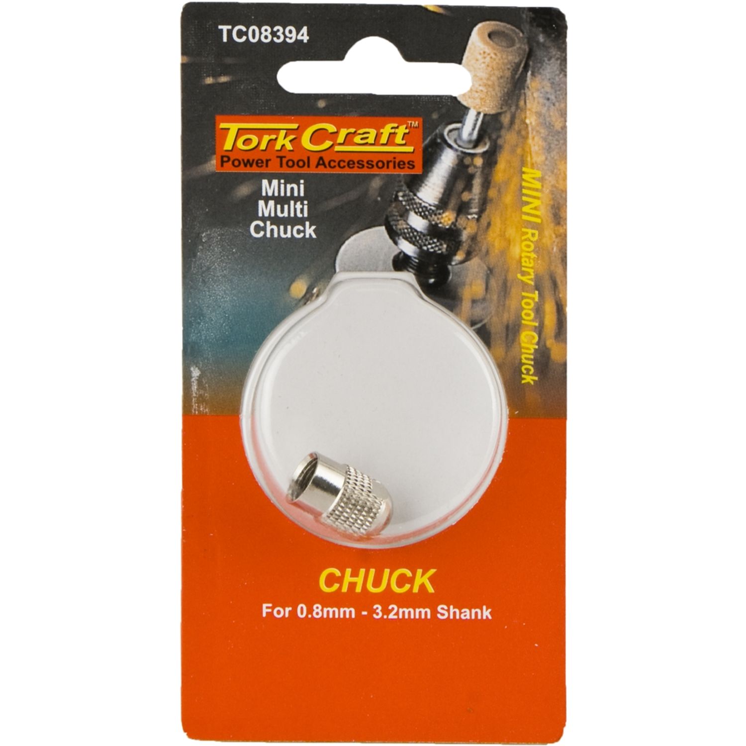 TORK CRAFT Mini Replacement Chuck 0.8-3.2mm