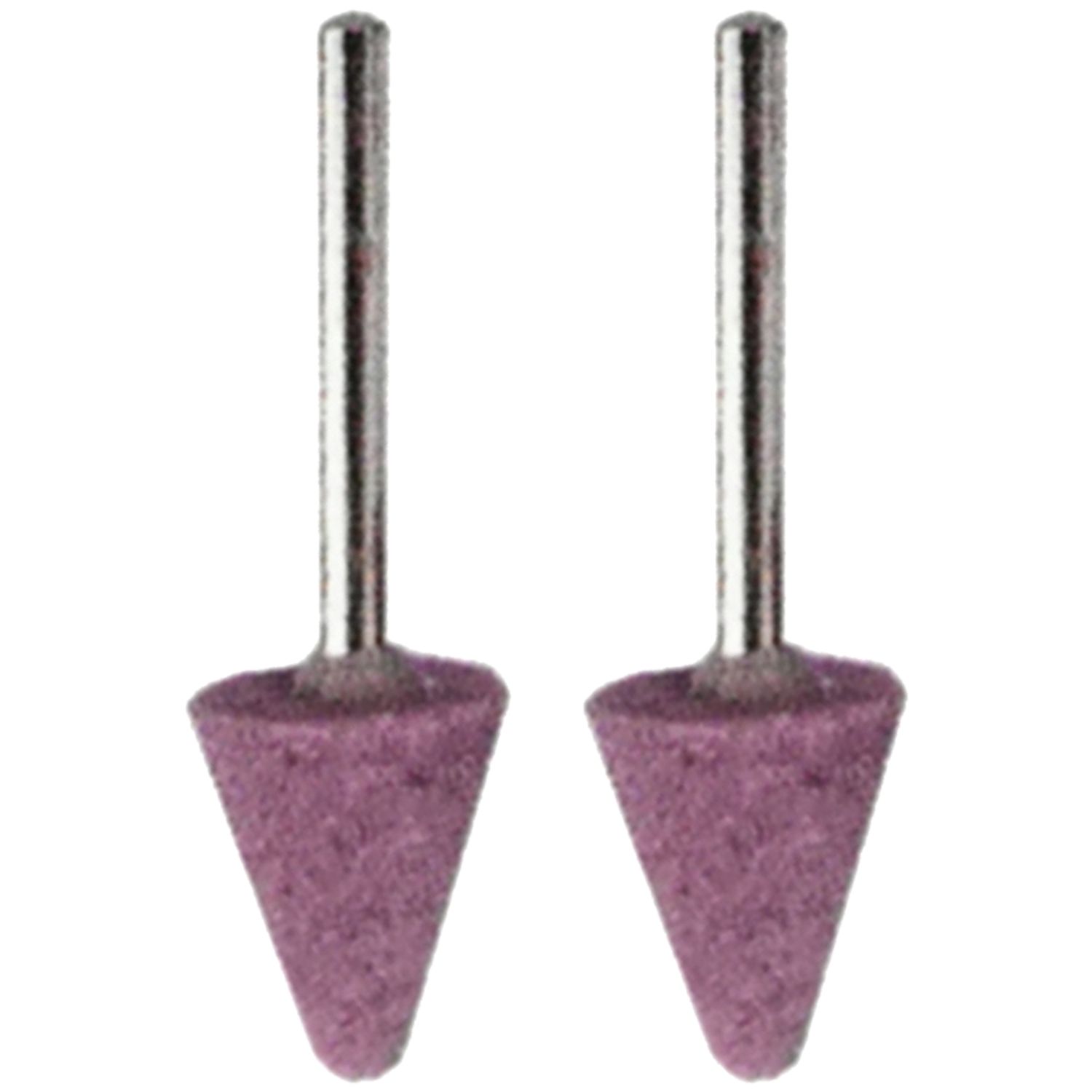 TORK CRAFT Mini Grinding Stone 15.9mm Cone 3.2mm Shank 2 Piece