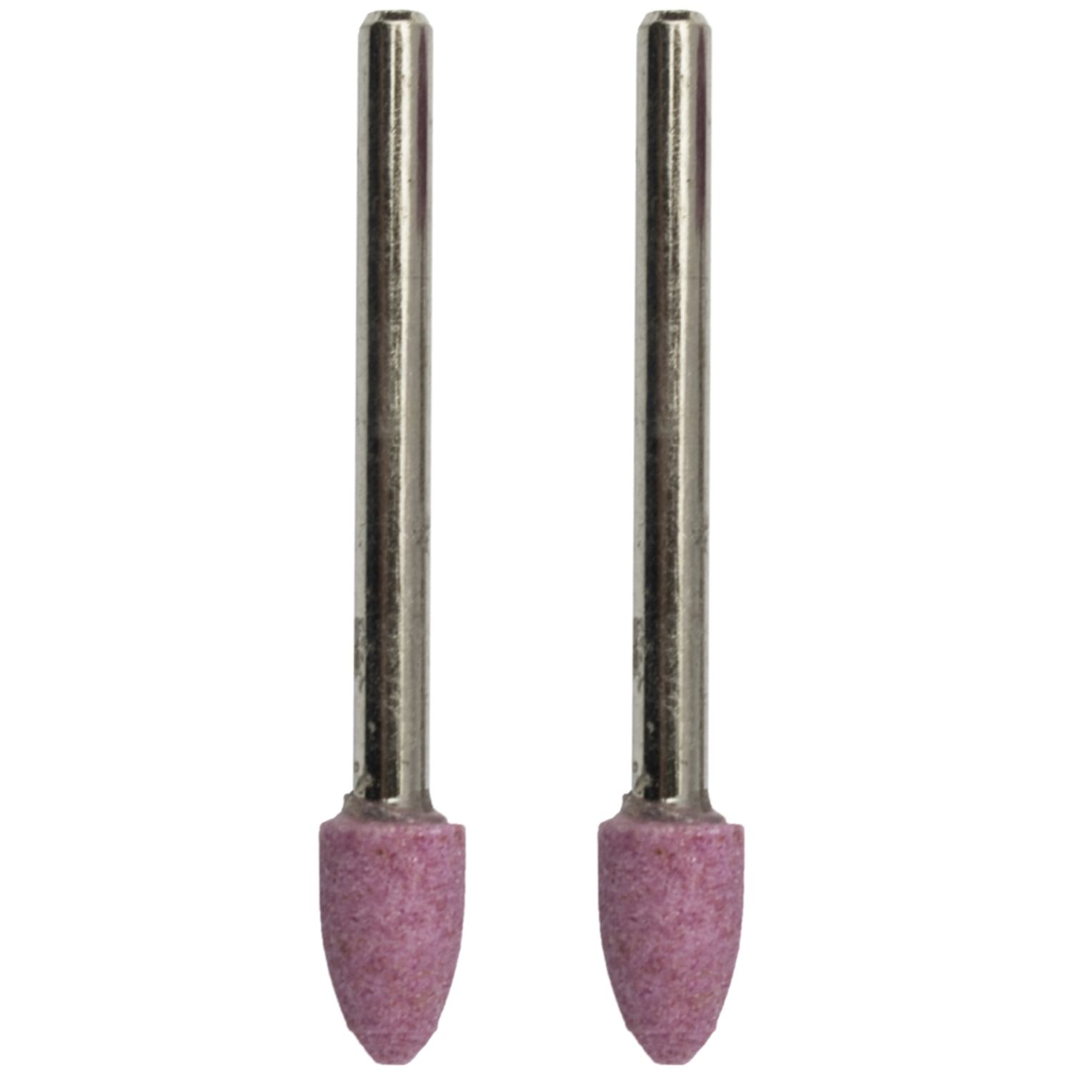 TORK CRAFT Mini Grinding Stone 6.4mm Cylindrical Cone 3.2mm Shank 2 Piece