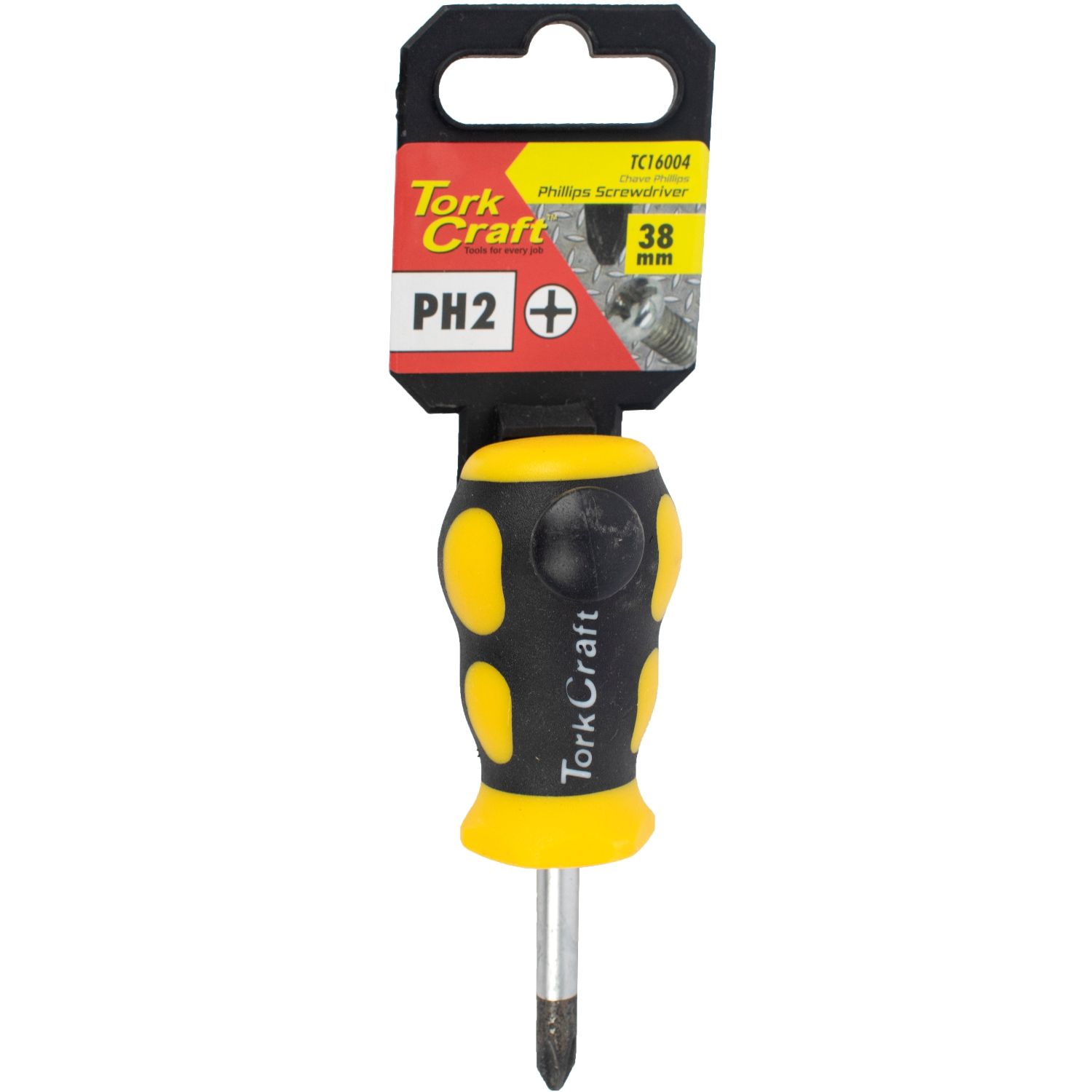Screwdriver Phillips No.2 X 38mm Stubby