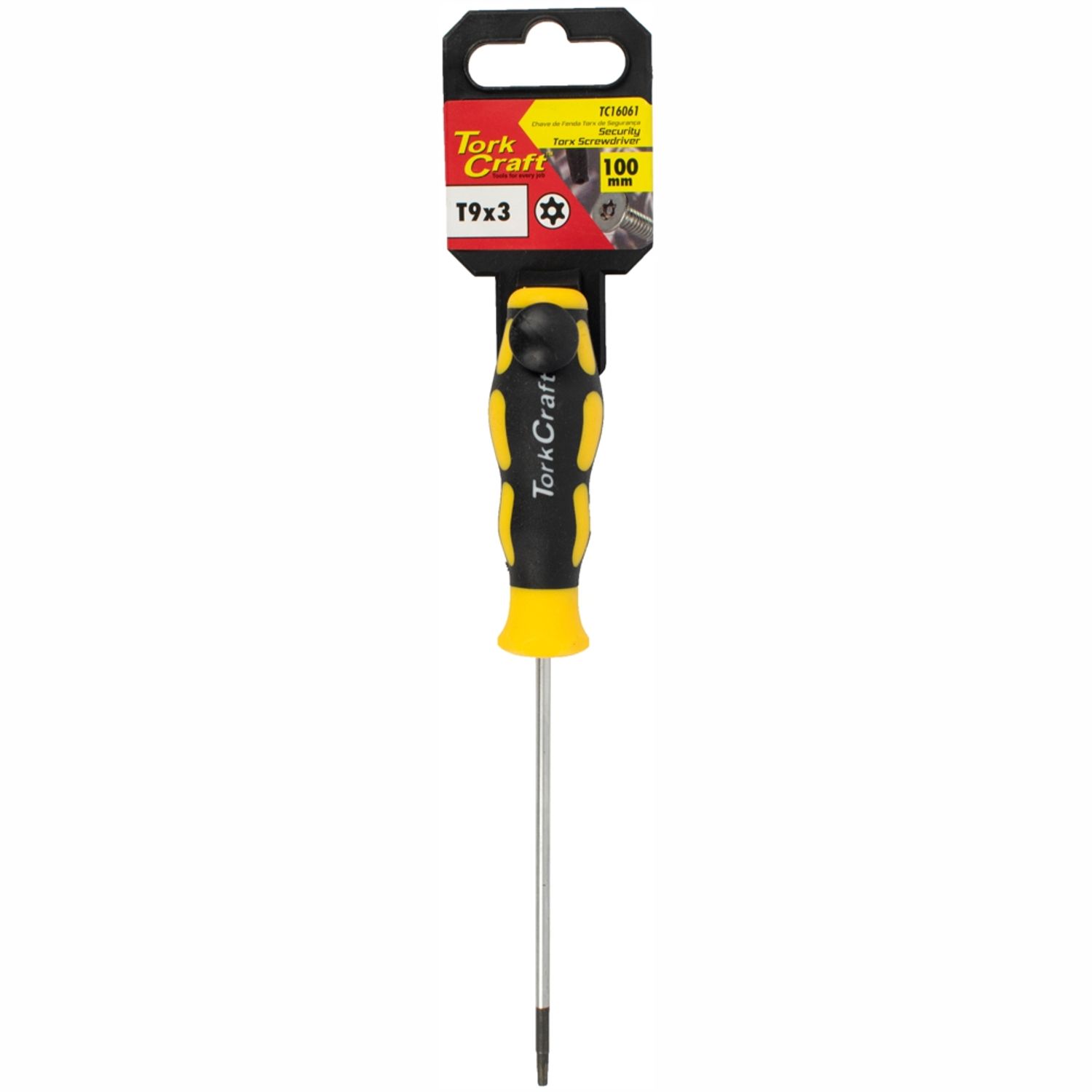 Screwdriver Torx Tamper Proof T9 3 X 100mm