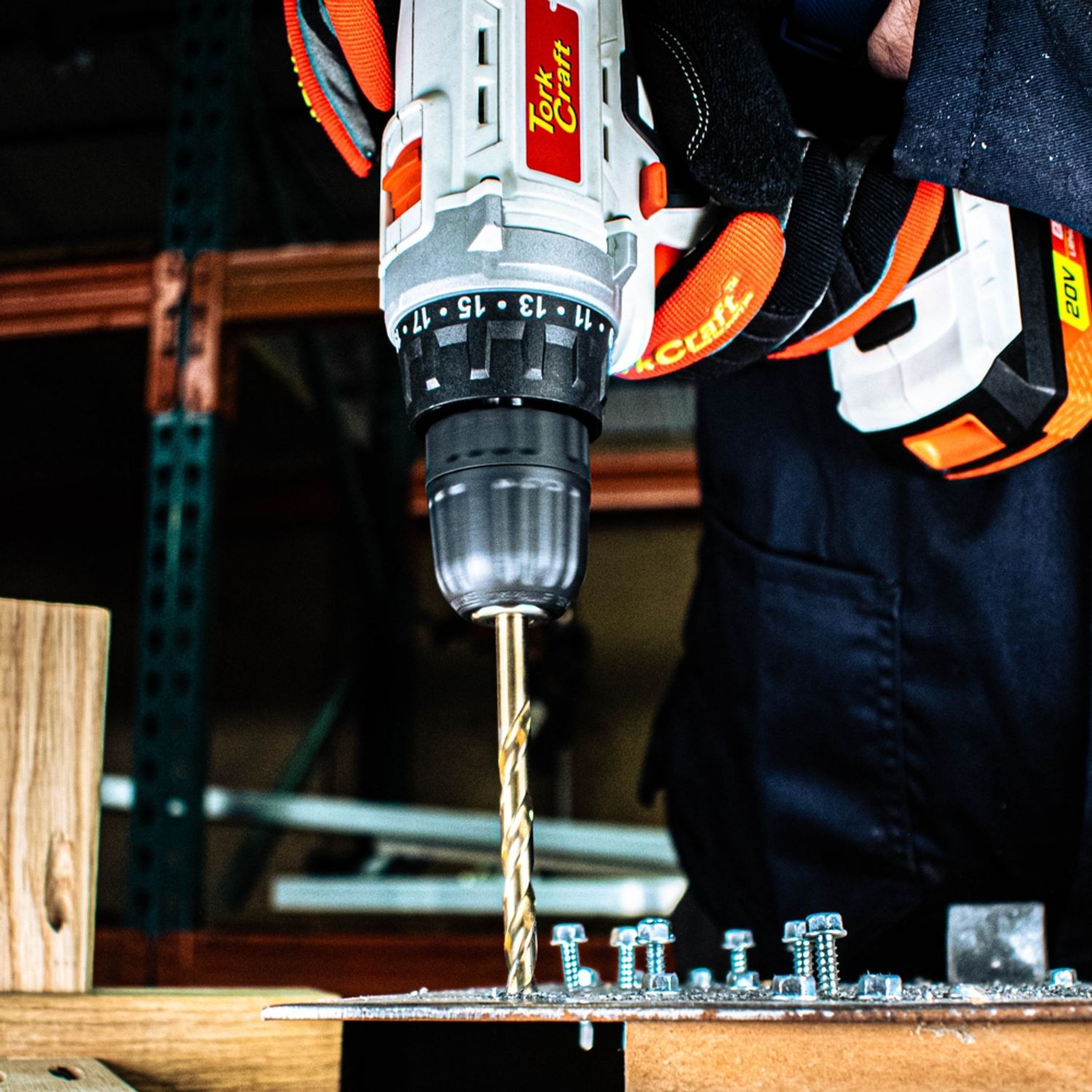 Drill Driver Dd10 20v 10mm 35nm 2.0 Ah Bat Std Charg 44 Pcs Acc