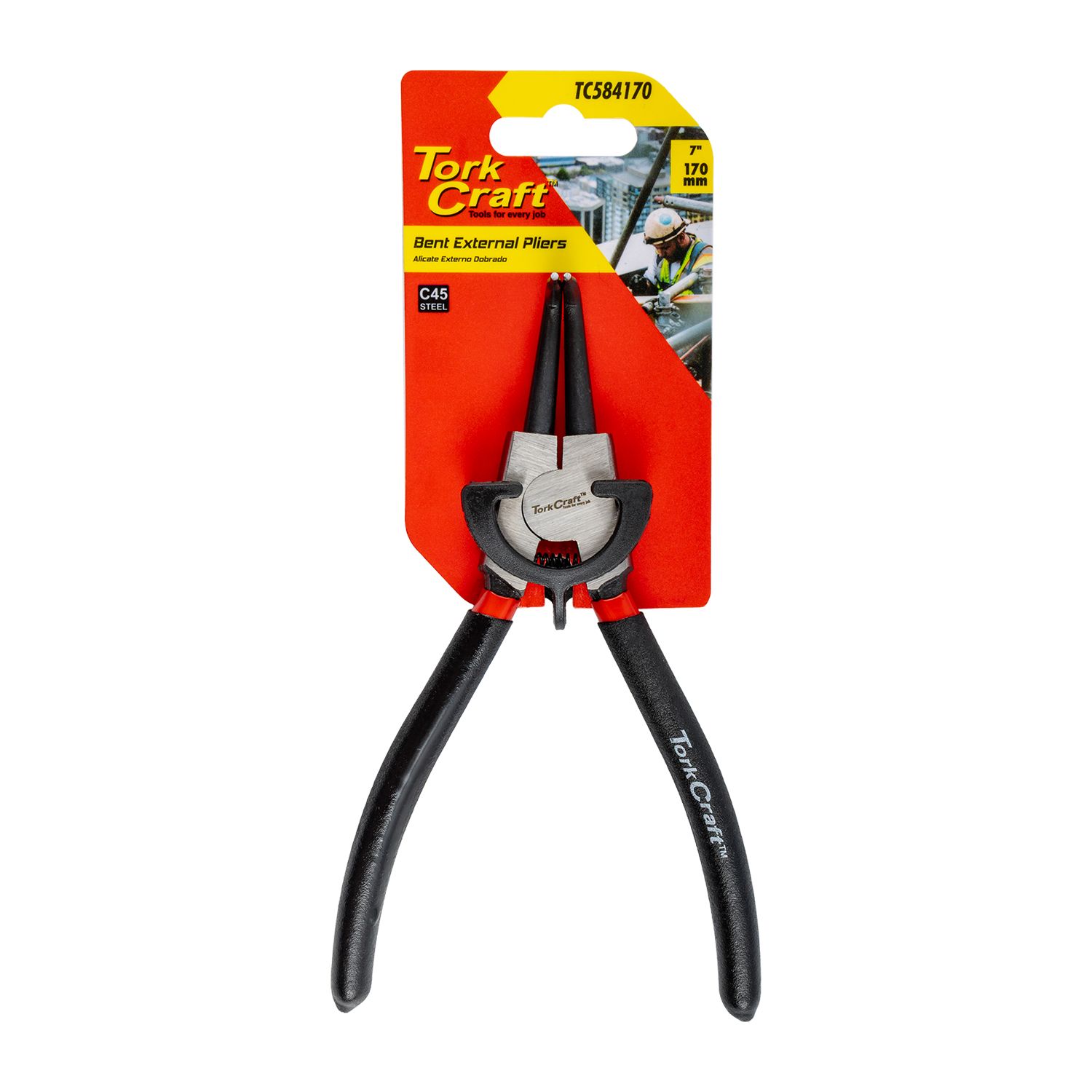 Plier Circlip Bent External 170mm