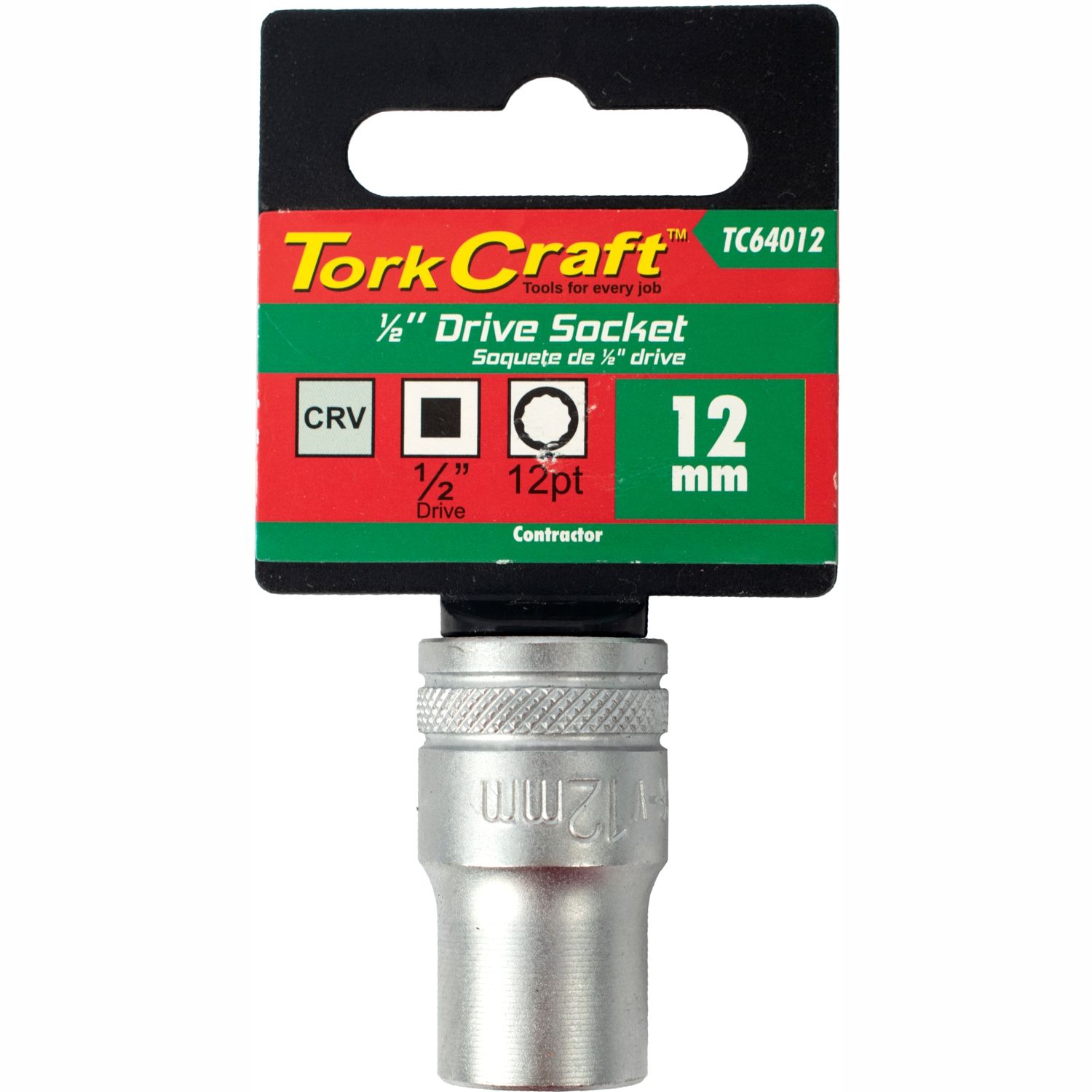 Socket 12mm X 21.8mm 1/2' Drive Crv 12 Point