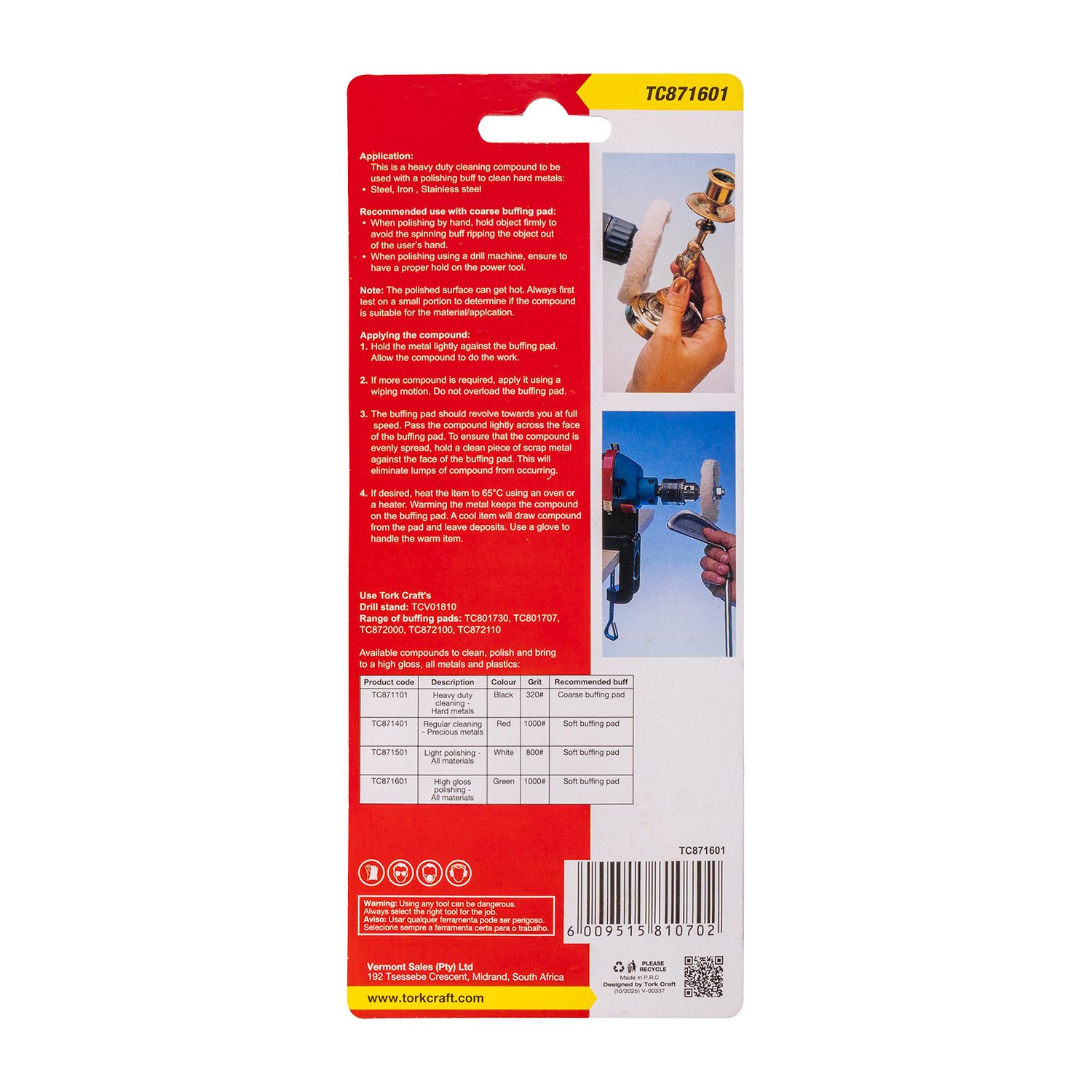 Compound 6 - High Gloss Polishing - All Materials