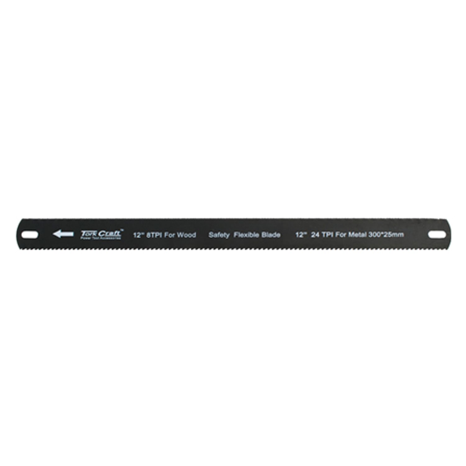 Hacksaw Blade Flexible Double Edge 300mm X 25mm Carbon Steel Tchs001