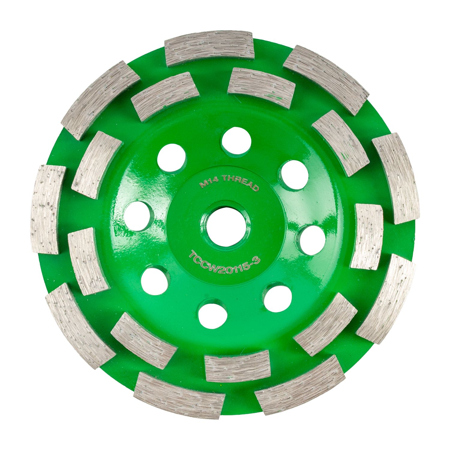 Dia. Cup Wheel 115mm X M14 Dbl Row Cold Pressed Contractor