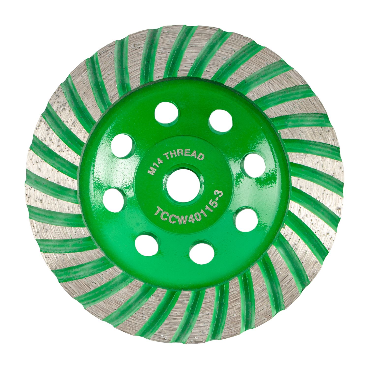 Dia. Cup Wheel 115mm X M14 Turbo Cold Pressed Contractor