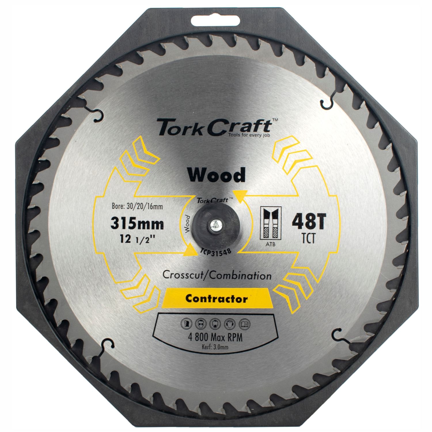 Blade Contractor 315mm X 48t 30mm Bore Circular Saw Tct