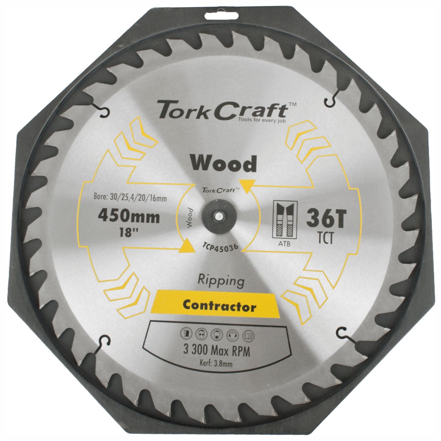 Blade Contractor 450 X 36t 30/1 Circular Saw Tct