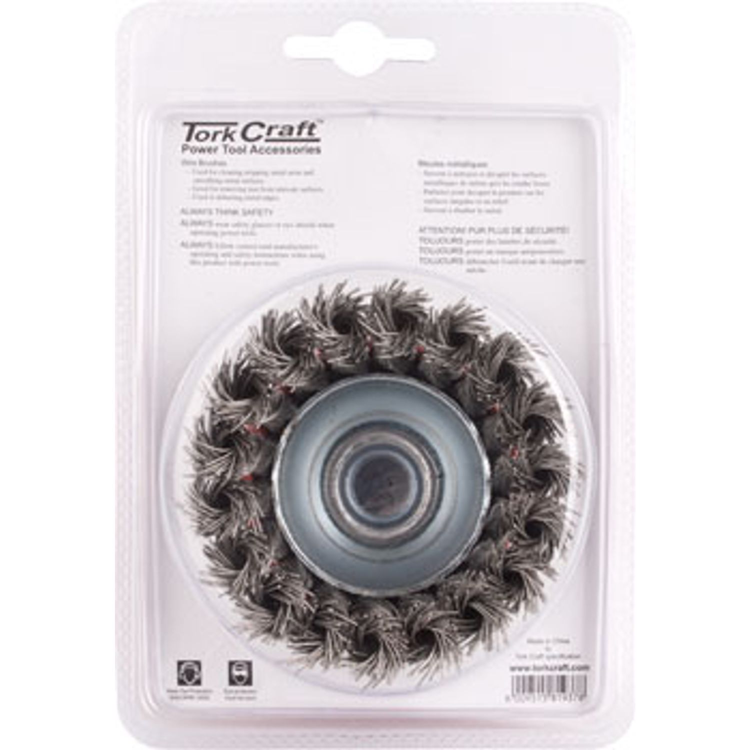 Wire Cup Brush 80 X M14 Knotted Stainless Steel Tcw
