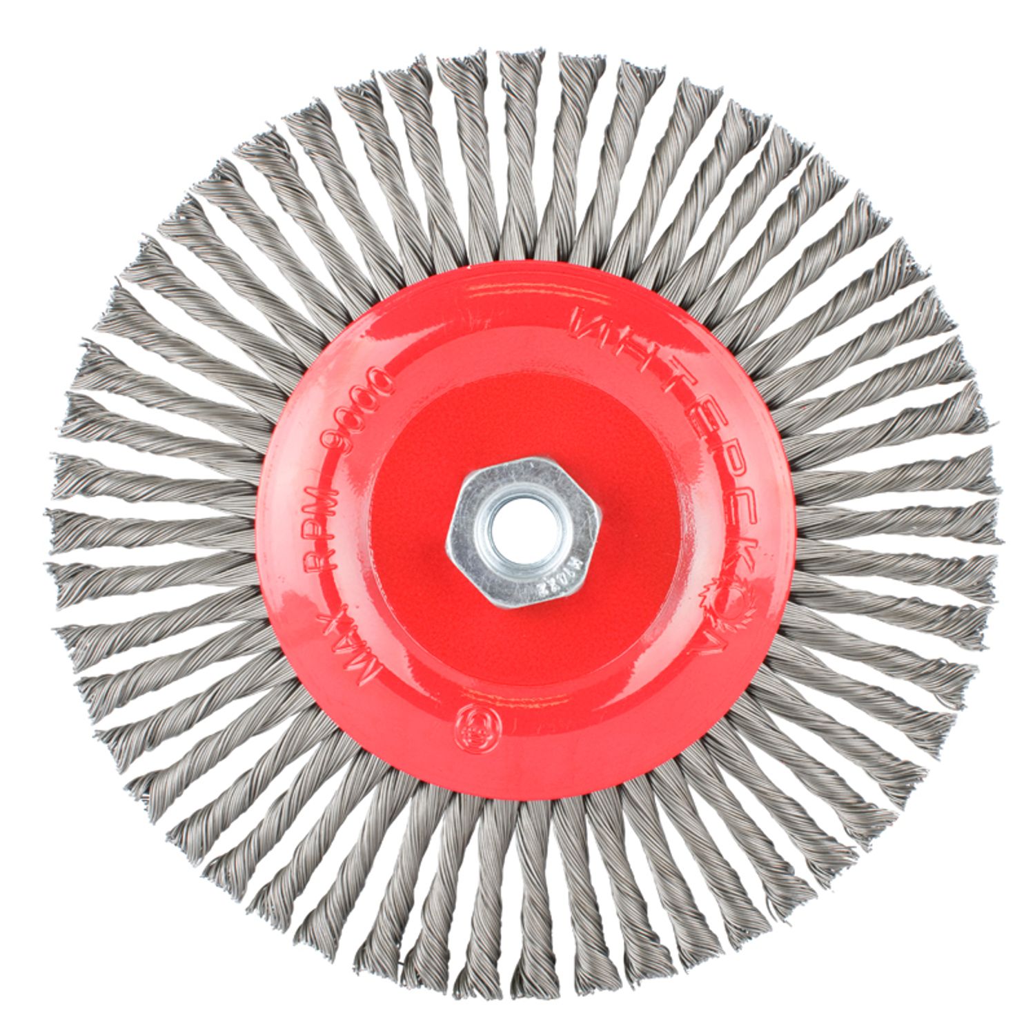 Wire Wheel Brush Single Section Twisted Stinger 175mmxm14 Blister
