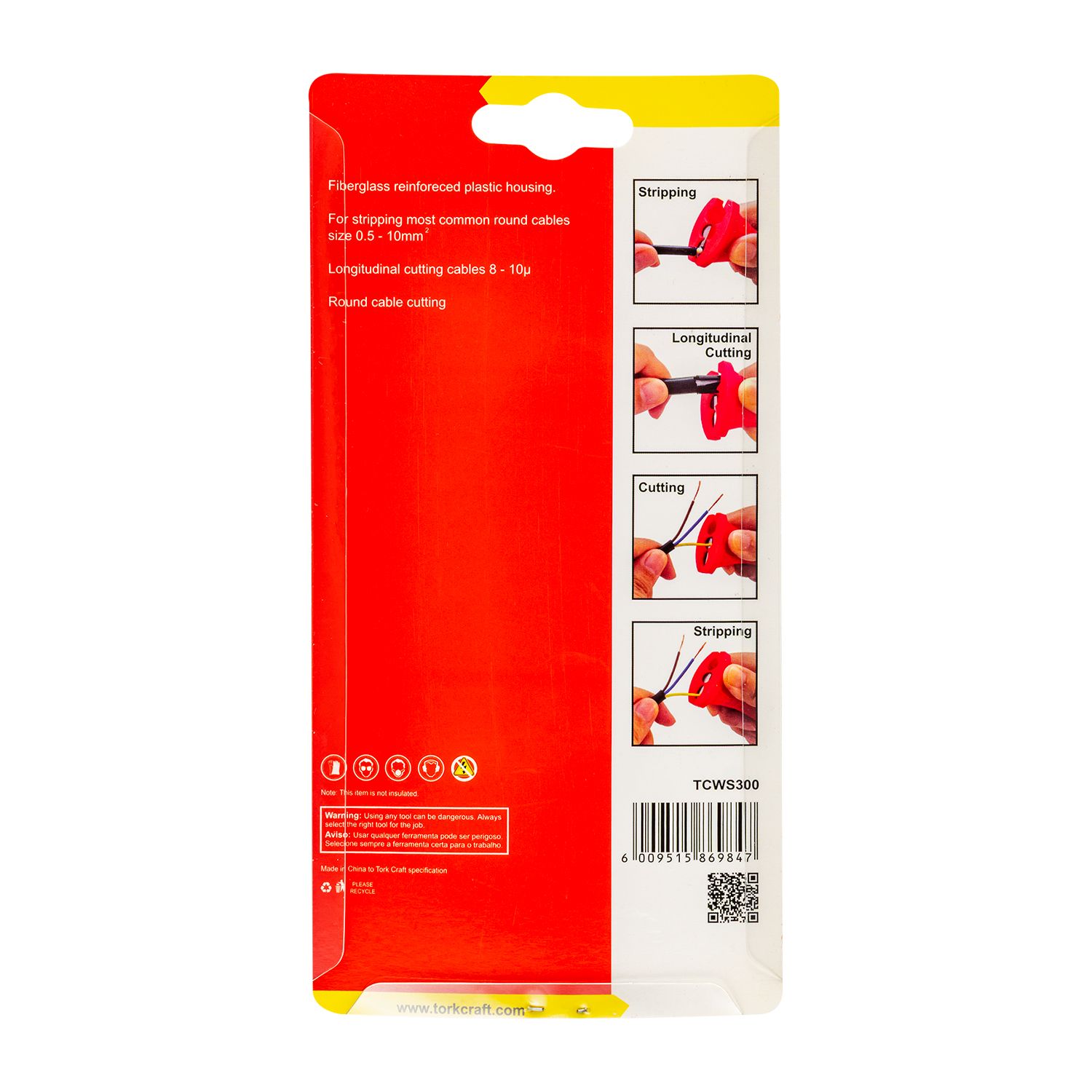 Wire Stripper 3 In 1 4-10mm Rnd Cables 8-10mm Longitud Cutting