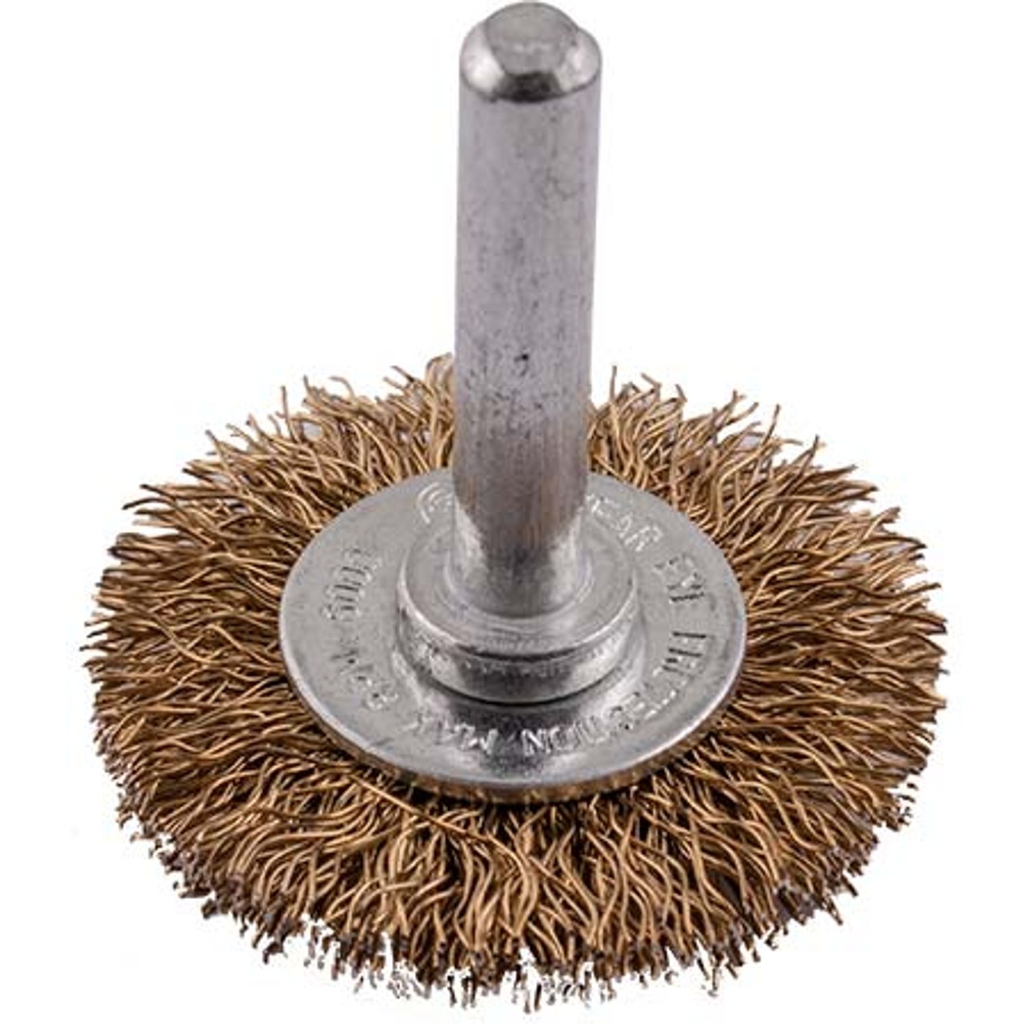 Wire Wheel Brush 38mm X 6mm Shaft Blister
