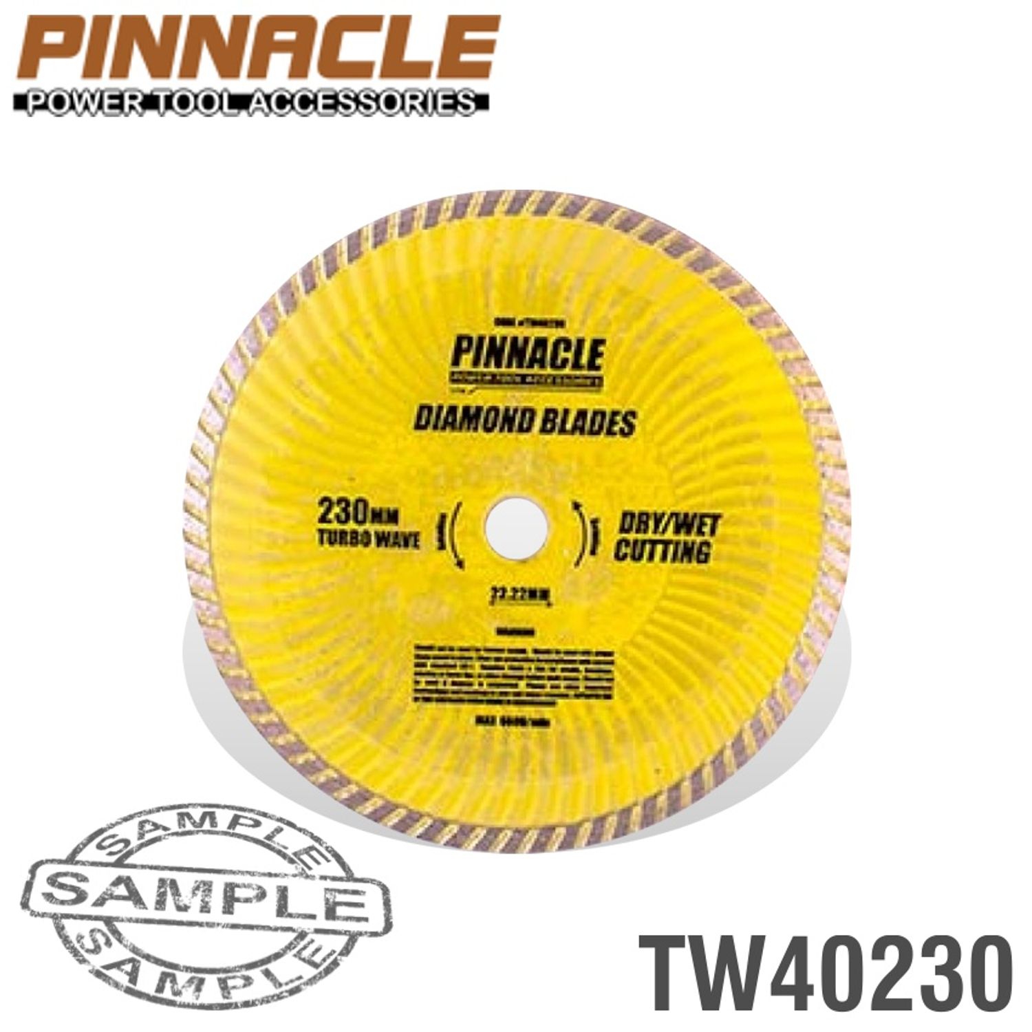 Diamond Blade Turbo Wave 230mm X 22.22 PINNACLE