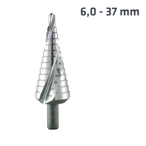 ALPEN Hss Step Drill 6-37mm