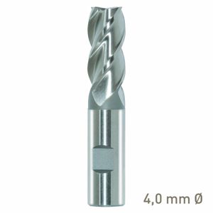 MAYKESTAG HSS-Co8 end mill 4mm short series DIN 844 K