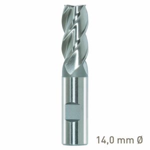 MAYKESTAG HSS-Co8 end mill 14mm short series DIN 844 K