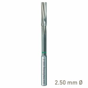 MAYKESTAG HSS-E NC machine reamer 2.50mm H7 left-hand spiral