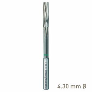 MAYKESTAG HSS-E NC machine reamer 4.30mm H7 left-hand spiral