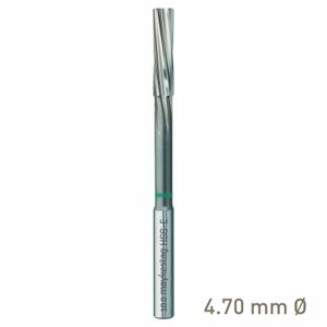 MAYKESTAG HSS-E NC machine reamer 4.70mm H7 left-hand spiral