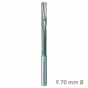 MAYKESTAG HSS-E NC Machine Reamer 9.7mm Left-Hand Spiral Industrial