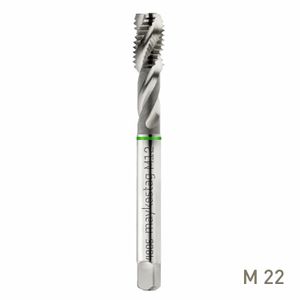 MAYKESTAG HSS-Co5 Spiral Fluted Machine Tap M22 x 2.5 DIN 376 6H